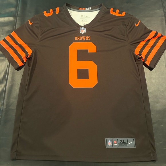 Baker Mayfield Color Rush Legend Jersey Men's XL Cleveland